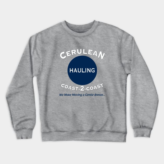 Cerulean Hauling Crewneck Sweatshirt by XFilesNews